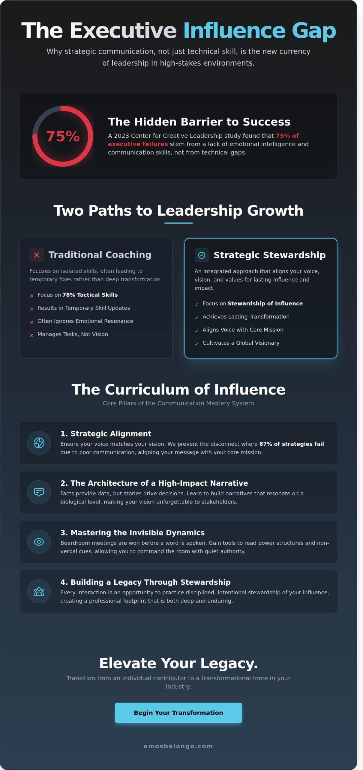 Insights Academy: Mastering the Art of Executive Communication and Leadership - Infographic